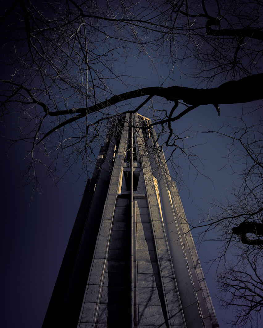 Moser Tower Closeup in Naperville